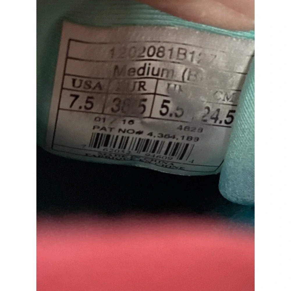 Brooks Ravenna 7 Running Sneakers Womens Size 7.5 B Grey Pink Teal 1202081B127